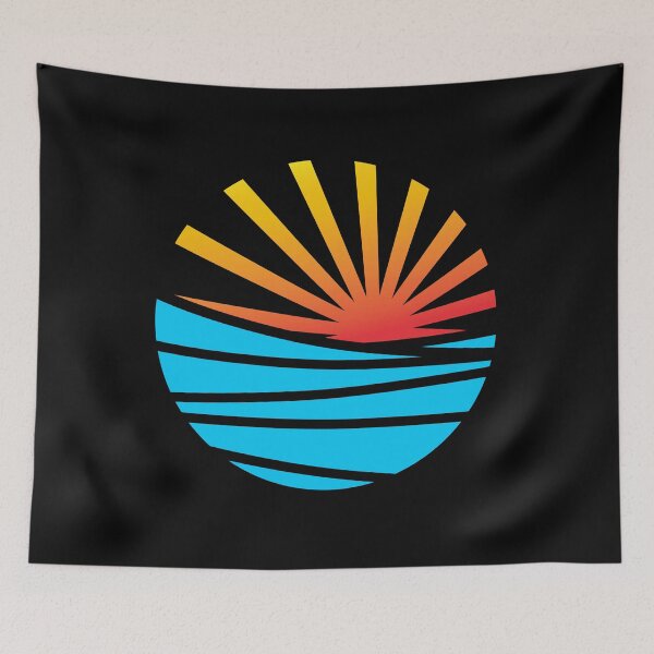 Item preview, Summer Vibes Sunshine Sun and Ocean Print designed and sold by InspiredForever.