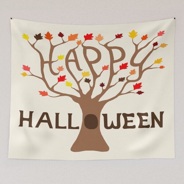 Item preview, Happy Halloween Fall Tree designed and sold by Deborah Camp.