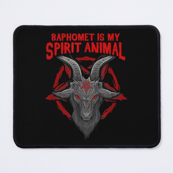 Item preview, Baphomet Is My Spirit Animal I Satanic Occult Goat designed and sold by AgnesGeller.