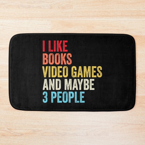 Item preview, I Like Books Video Games And Maybe Three People Shirt, Funny Cool Video Games Mens Womens girls Lovers Birthday Christmas Gift Shirt designed and sold by xlnv.