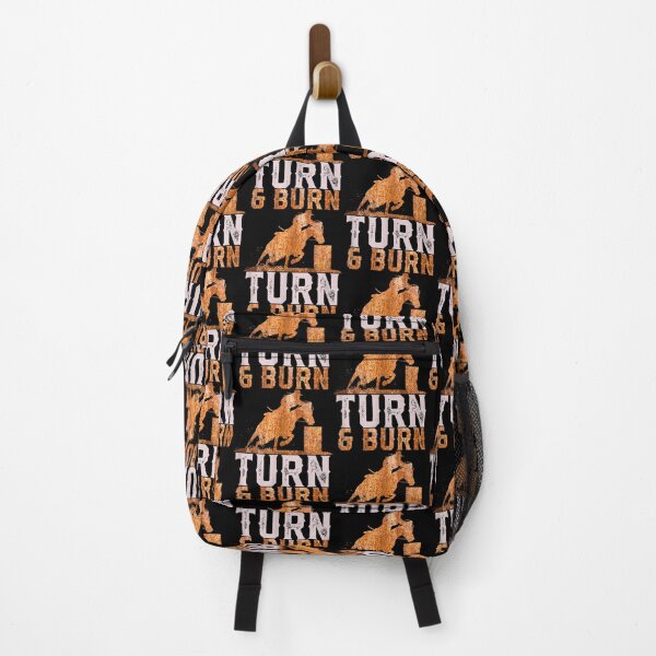 Item preview, Barrel Racing Rust Print designed and sold by AgnesGeller.