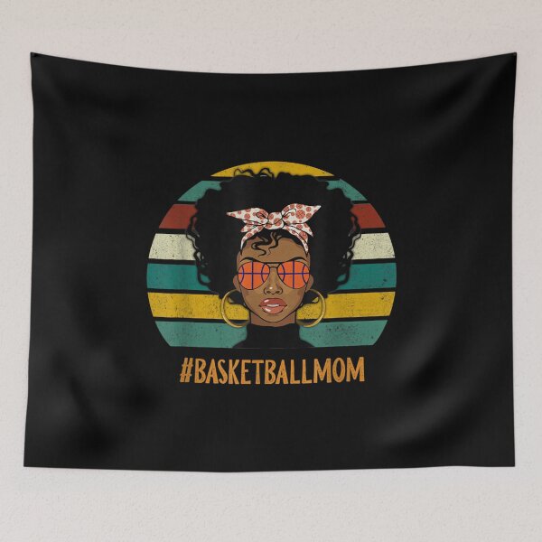 Artikelvorschau, Basketball-Mama-schwarze Frauen-Afroamerikaner-Afro-Geschenk entworfen und verkauft von AgnesGeller.