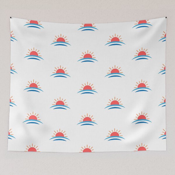 Item preview, Summer Vibes Sunshine Sun and Ocean Print designed and sold by InspiredForever.