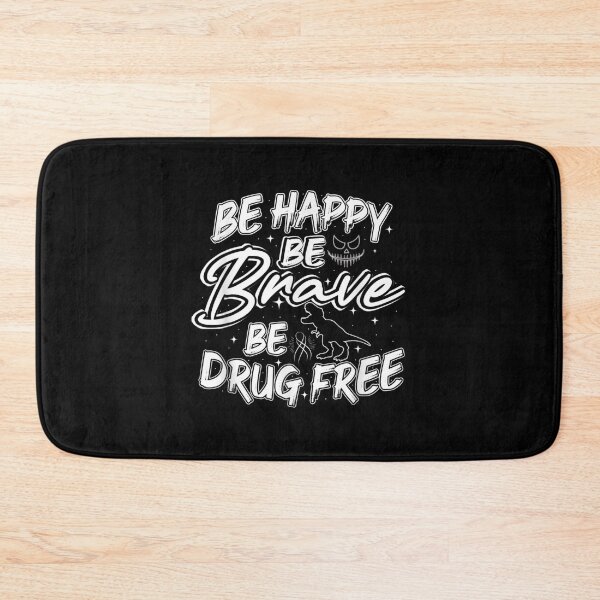 Item preview, Be Happy Be Brave Be Drug Free Red Ribbon Week Awareness designed and sold by AgnesGeller.