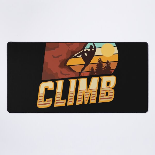 Item preview, Climb Retro Mountain Climber designed and sold by DavidMcPherson.