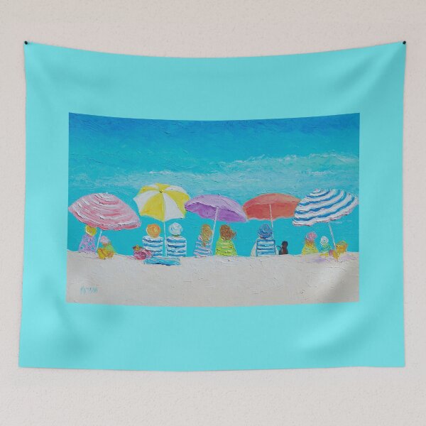 Item preview, A Breezy Summer's Day, beach painting designed and sold by MatsonArtDesign.