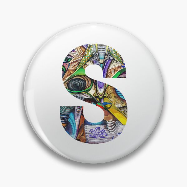 Item preview, Abstract Modern Art Initial Monogram Letter S designed and sold by silviaol.