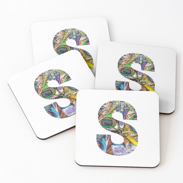 Item preview, Abstract Modern Art Initial Monogram Letter S designed and sold by silviaol.