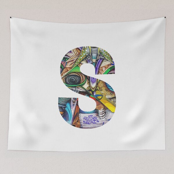 Item preview, Abstract Modern Art Initial Monogram Letter S designed and sold by silviaol.