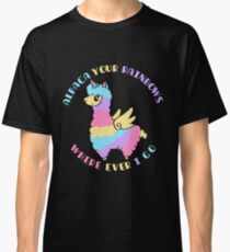 Alpacacon Alpaca Unicorn Alpaca Ihre Regenbogen wo immer ich gehe Classic T-Shirt
