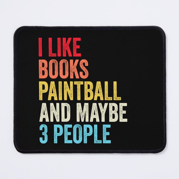 Item preview, I Like Books Paintball And Maybe Three People Shirt, Funny Cool Paintball Mens Womens girls Lovers Birthday Christmas Gift Shirt designed and sold by xlnv.