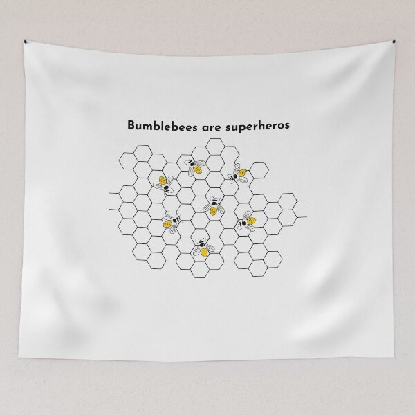 Item preview, Bumblebees are superheros  designed and sold by Cutecrushingcat.