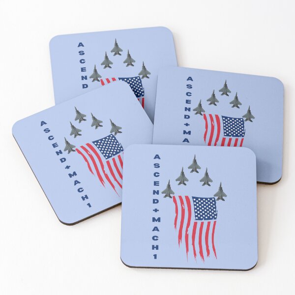 Item preview, Flag and F-15 formation design Ascend +Mach 1. Support your troops! designed and sold by tranquilbeach.