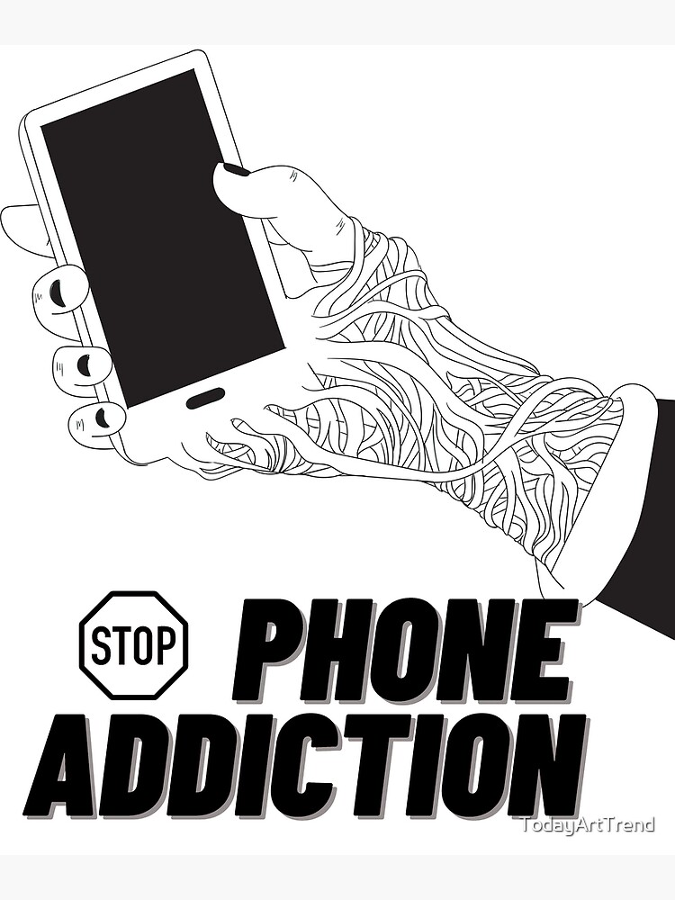 Mobile phone addiction poster drawing | step by step | pencil sketch || Art  Lab - YouTube