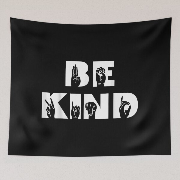 Item preview, Be Kind Sign Language Deaf Awareness ASL designed and sold by RichardMarkham.