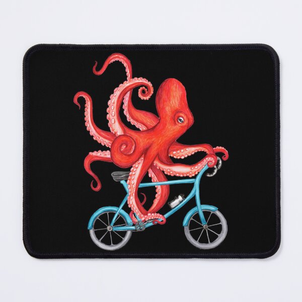 Item preview, Cycling Octopus Relaxed Fit T-Shirt designed and sold by felyn3gloria.