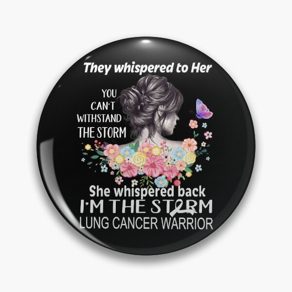 Item preview, Lung Cancer Warrior I'm The Storm Lung Cancer Awareness designed and sold by Hatjar.