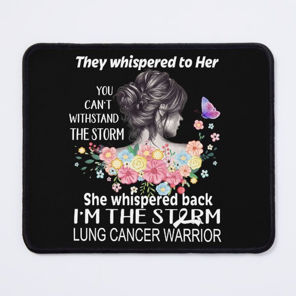 Item preview, Lung Cancer Warrior I'm The Storm Lung Cancer Awareness designed and sold by Hatjar.
