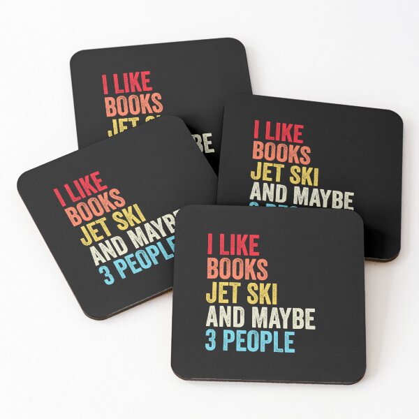 Item preview, I Like Books Jet skiing And Maybe Three People Shirt, Funny Cool Jet skiing Mens Womens girls Lovers Birthday Christmas Gift Shirt designed and sold by xlnv.