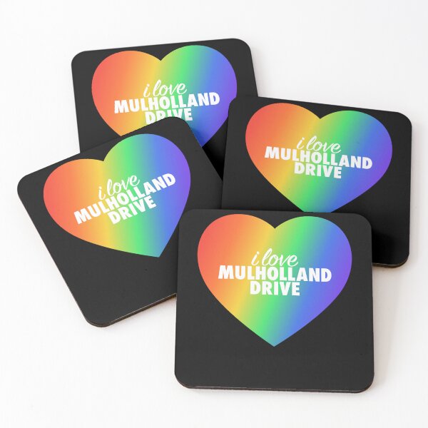 Item preview, People Call Me I Love Mulholland Drive Pride In Rainbow Colors Heart Retro Vintage designed and sold by DockinsJager.