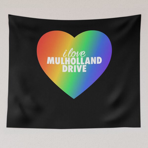 Item preview, People Call Me I Love Mulholland Drive Pride In Rainbow Colors Heart Retro Vintage designed and sold by DockinsJager.