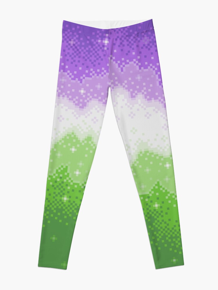 Alternate view of Genderqueer Pride Galaxy Leggings