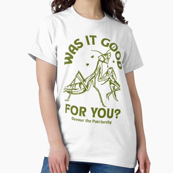 Item preview, Was It Good For You? Devour The Patriarchy Women's Rights Praying Mantis  designed and sold by The Whiskey Ginger Design Shop.