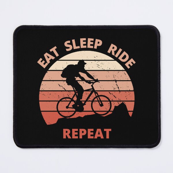 Item preview, Mountain Bike Vintage Sunset Downhill Biking Cycling MTB Biker designed and sold by Teez-Me.