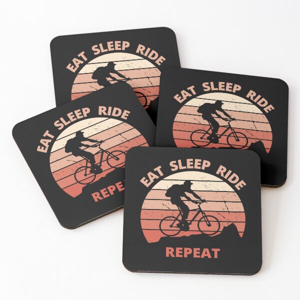 Item preview, Mountain Bike Vintage Sunset Downhill Biking Cycling MTB Biker  designed and sold by Teez-Me.