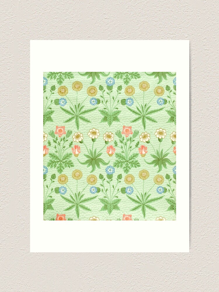 Vintage Daisy Wallpaper Pattern William Morris Art Print By Fineearth Redbubble