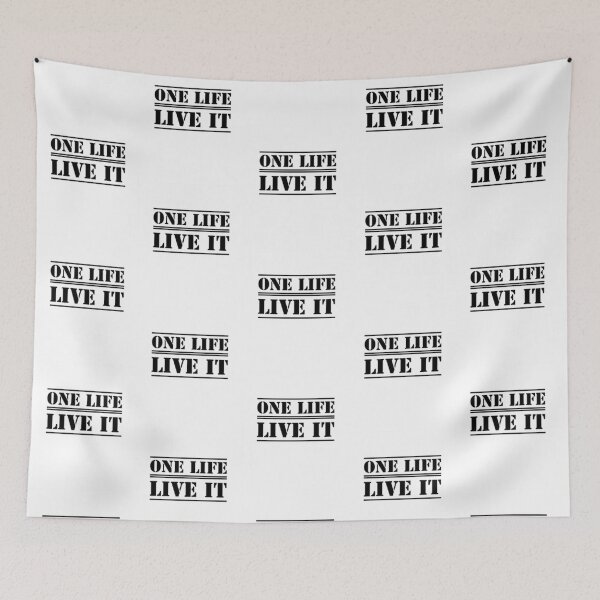 Item preview, One life, Live it designed and sold by TuckerDauza.