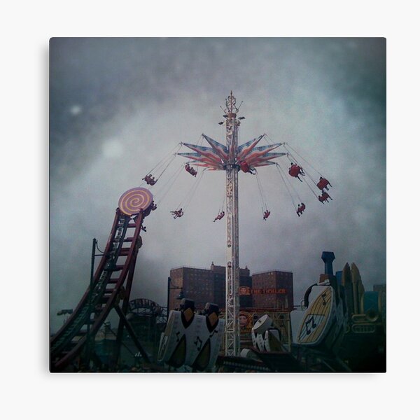 Top of the World - Coney Island Brooklyn Art Photo - Brooklyn Lover Gift Canvas Print
