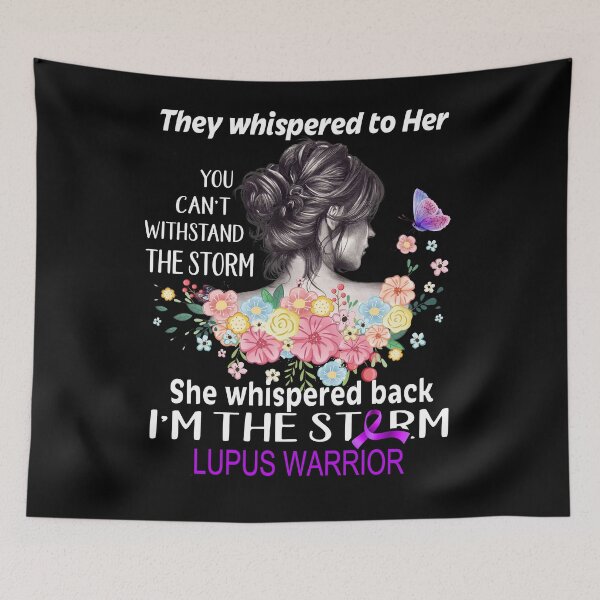 Item preview, Lupus Warrior I'm The Storm Lupus Awareness designed and sold by Hatjar.
