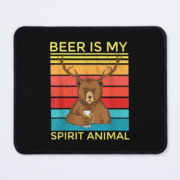 Item preview, Beer Is My Spirit Animal I Bear with Beer designed and sold by RichardMarkham.