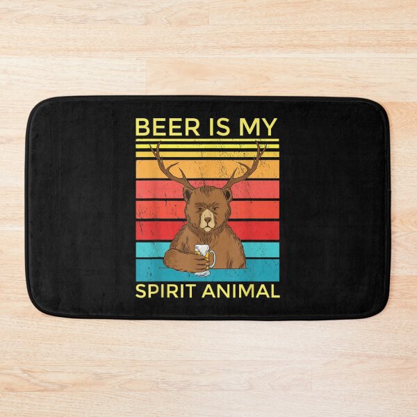 Item preview, Beer Is My Spirit Animal  I Bear with Beer designed and sold by RichardMarkham.