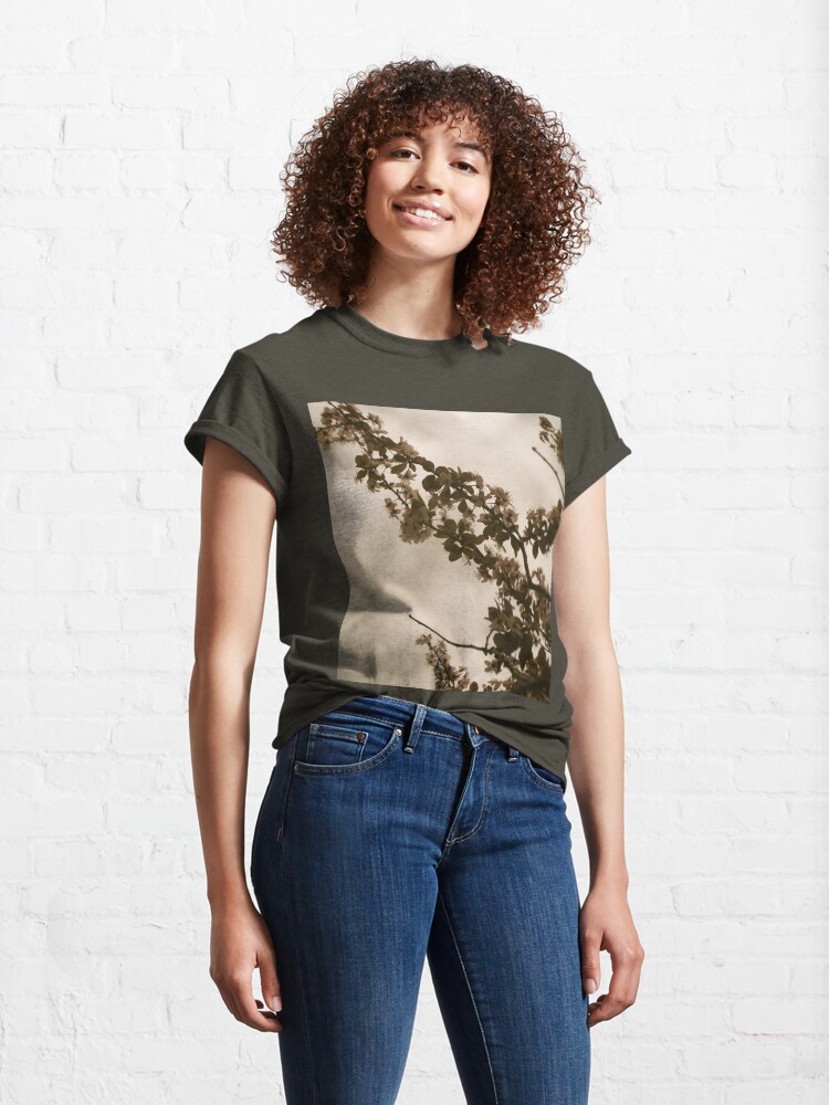 Thumbnail 4 of 7, Classic T-Shirt, Faded Blooms designed and sold by OneDayArt.