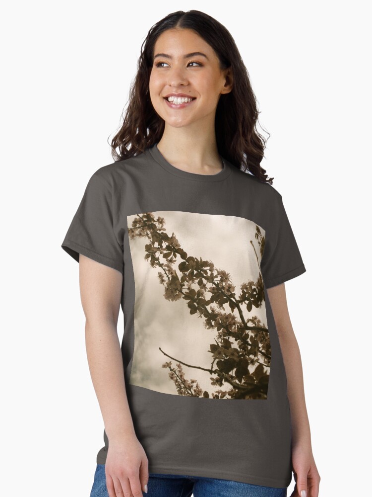 Thumbnail 2 of 7, Classic T-Shirt, Faded Blooms designed and sold by OneDayArt.