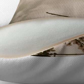 Alternate view of Faded Blooms Throw Pillow