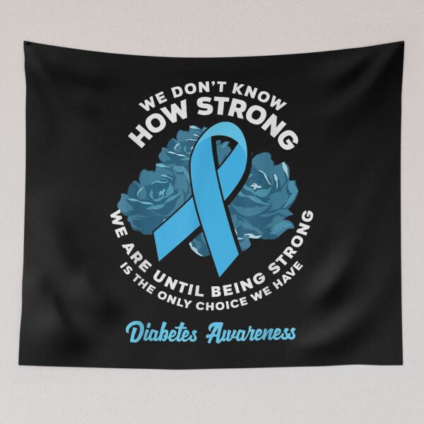 Item preview, Being Strong Is The Only Choice T1D Diabetes Awareness Gift designed and sold by RichardMarkham.