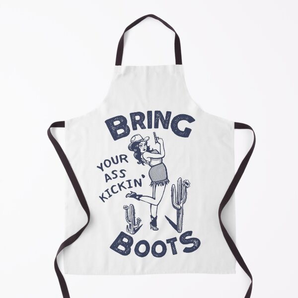 Item preview, Bring Your Ass Kicking Boots: Retro Western Cowgirl Pinup designed and sold by The Whiskey Ginger Design Shop.