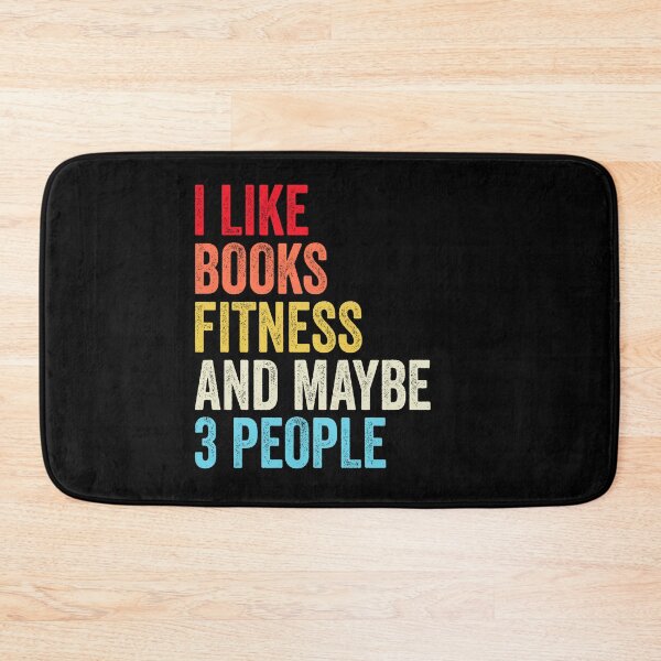 Item preview, I Like Books Fitness And Maybe Three People Shirt, Funny Cool Fitness Mens Womens girls Lovers Birthday Christmas Gift Shirt designed and sold by xlnv.
