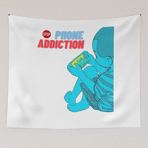 Item preview, Mobile Phone Addiction designed and sold by TodayArtTrend.