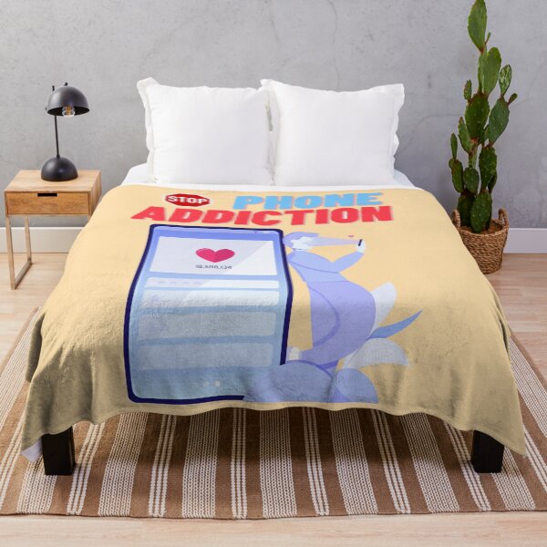 Item preview, Mobile Phone Addiction designed and sold by TodayArtTrend.