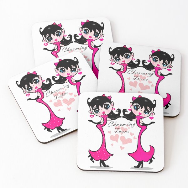 Item preview, Charming twins  designed and sold by Shirley cute art .
