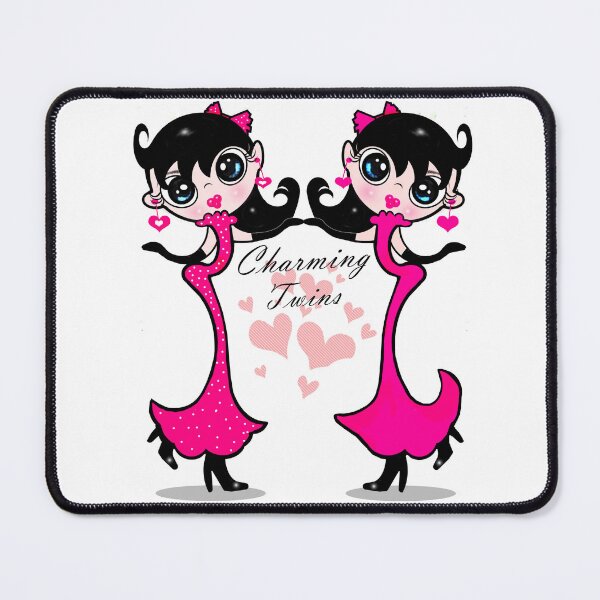 Item preview, Charming twins  designed and sold by Shirley cute art .