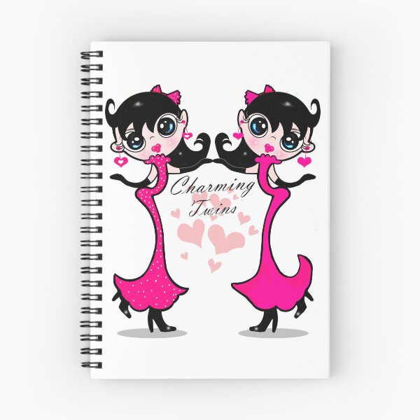 Item preview, Charming twins  designed and sold by Shirley cute art .