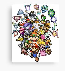 Paper Mario Canvas Print