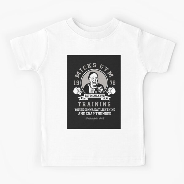 ROCKY BALBOA PUGILATO campione dei pesi massimi 1976 Kids T Shirt Lotta Guanti Boy Girl 
