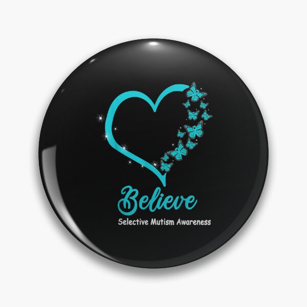 Item preview, Believe Selective Mutism Awareness, teal-ribbon awareness designed and sold by JaySantos2022.