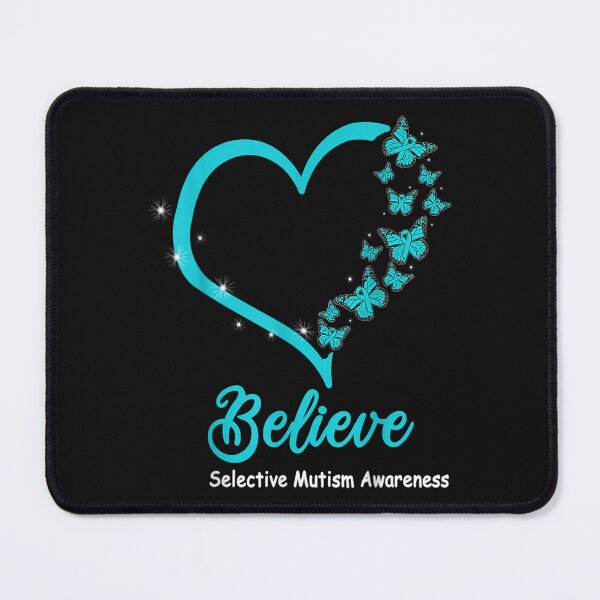 Item preview, Believe Selective Mutism Awareness, teal-ribbon awareness designed and sold by JaySantos2022.